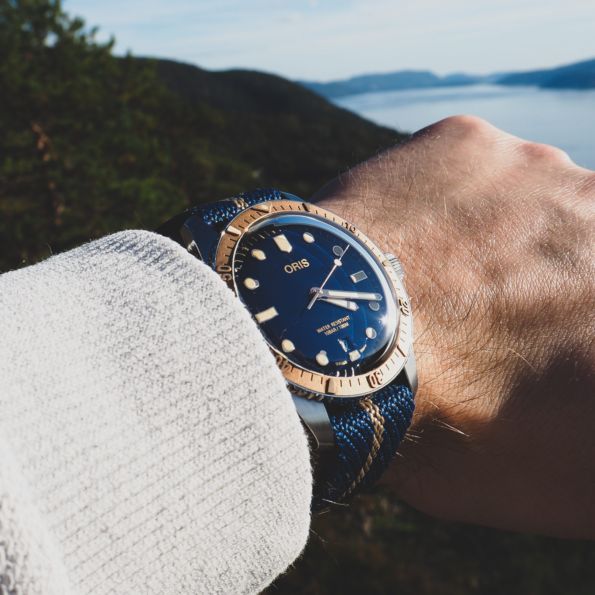 Oris Divers Sixty Five two tone