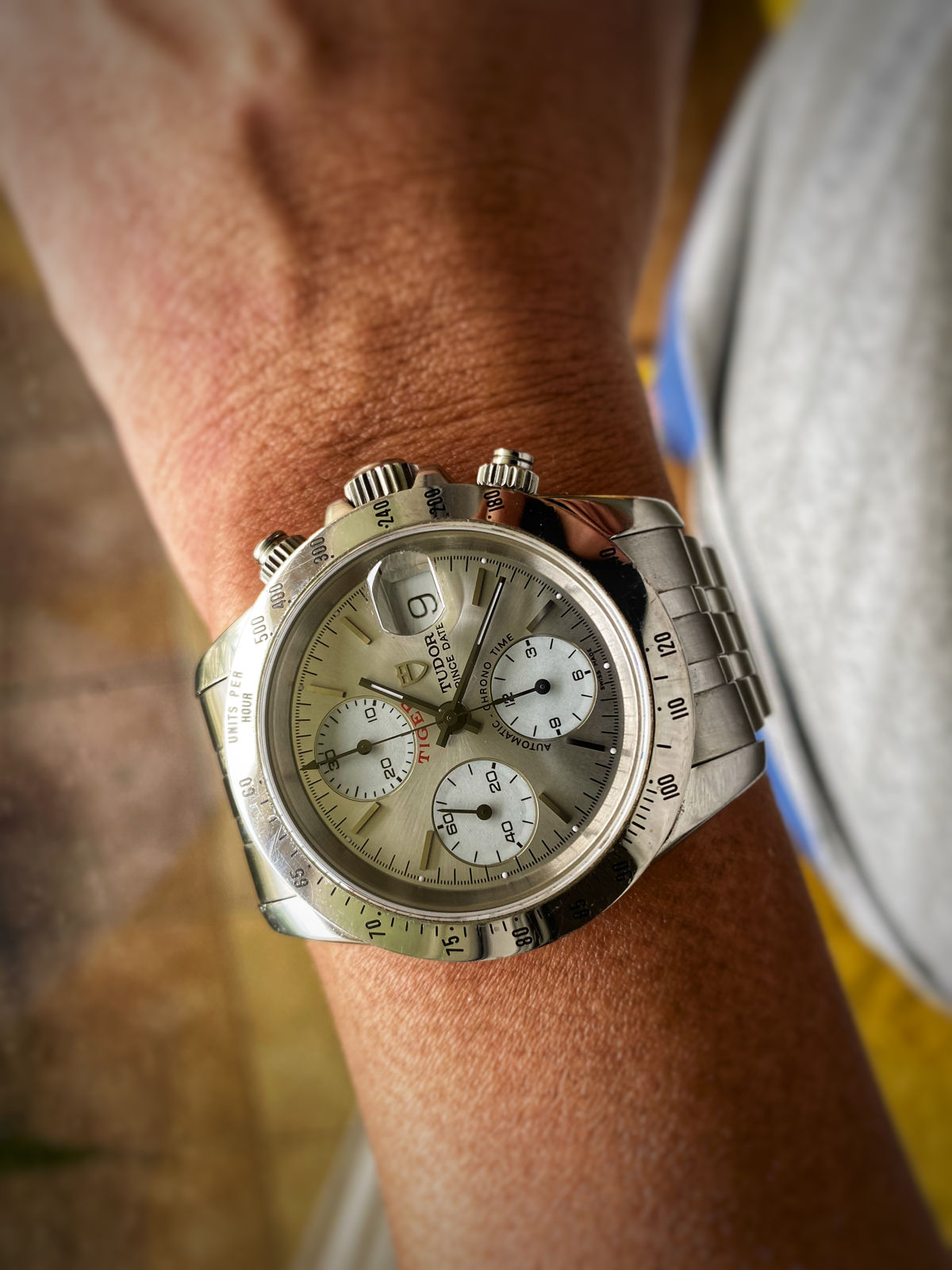 Tudor Tiger Prince Date chronograph